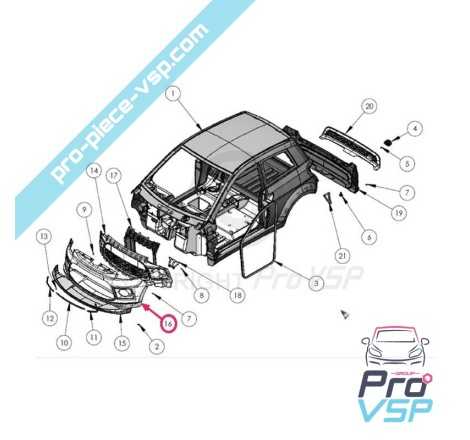 Pare choc avant adaptable en fibre pour ligier ixo v2