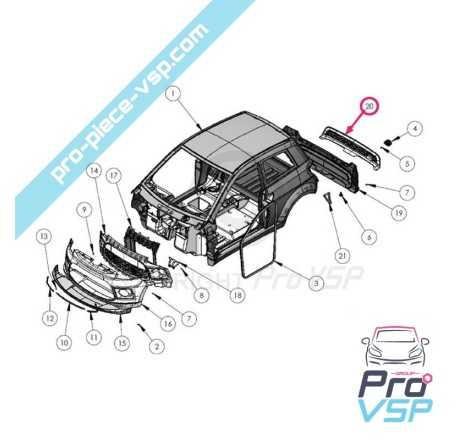 Grille de pare choc arrière adaptable en fibre pour ligier ixo v2