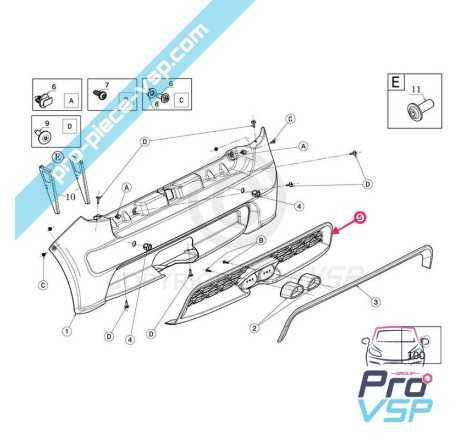 Rear bumper grill
