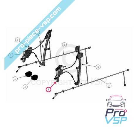 Levante de vidro elétrico esquerdo para ligier xtoo 1 2 mas r s rs optimax