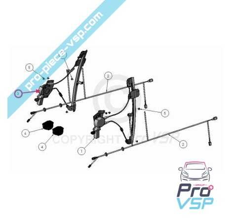 Right electric glass lift