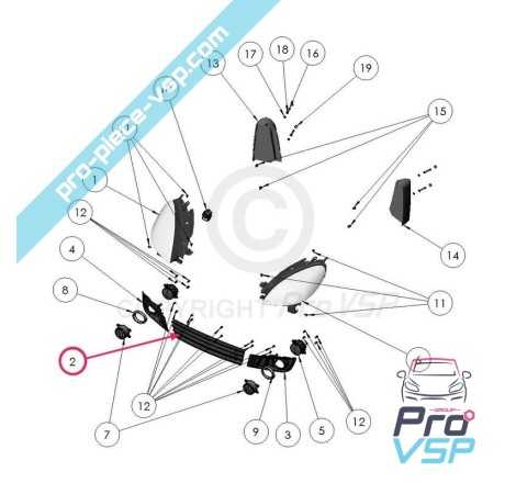 Bumper Central Grid för Ligier xtoo r S rs optimax microcar m8