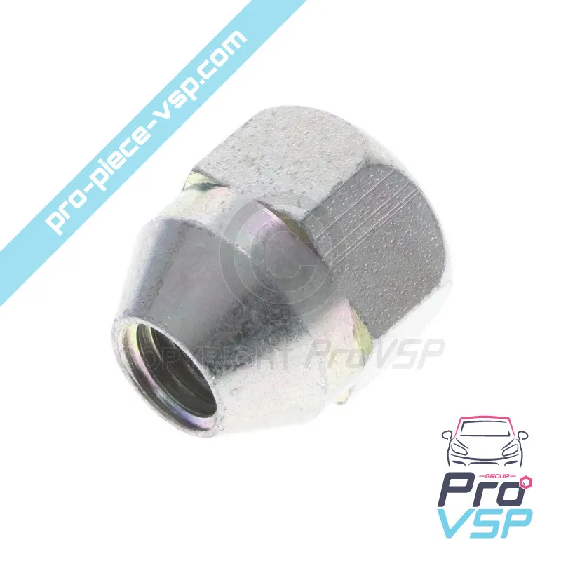 Tuerca de rueda para Microcar Ligier Chatenet con borde de aluminio