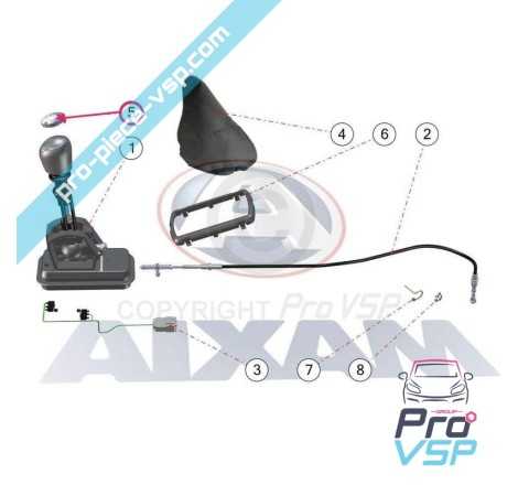 Capa de alavanca de engrenagem cromada Aixam Impulsion Vision Sensation Emotion
