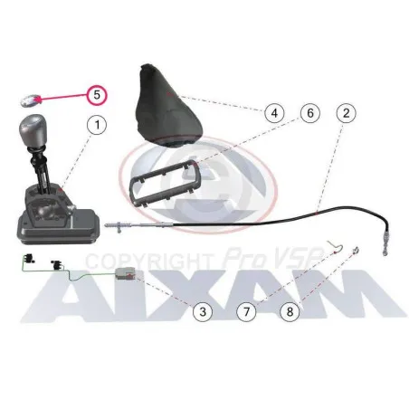Chrome Gear -vivun kansi Aixam Impulsion Vision Sensation Emotion