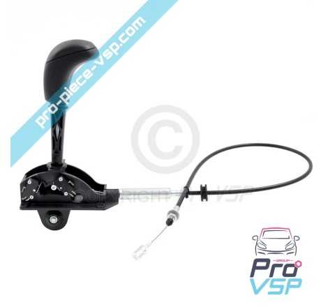 Speed lever with cable
