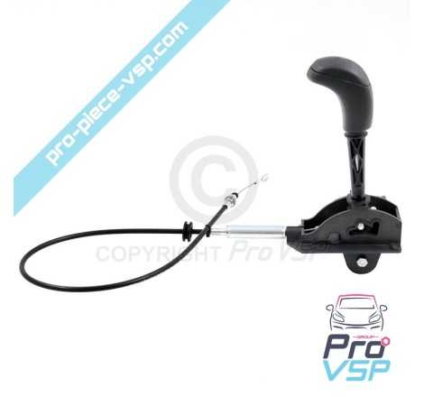 Gear lever with cable