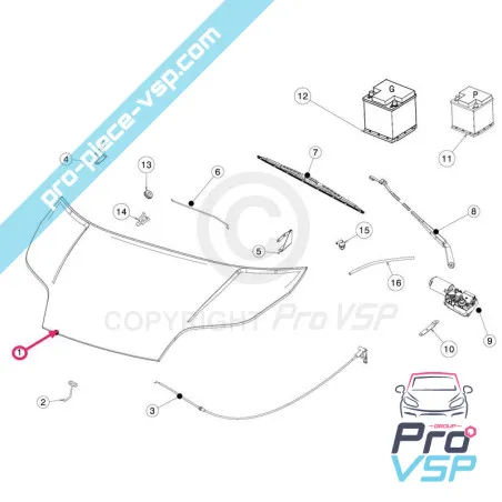 JDM Simpa Hood aloes