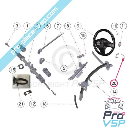 Chrom fliegender Hubcap für aixam impulsion und vision