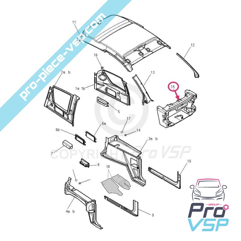 Front shock absorber