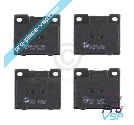 Pastilhas de freio dianteiras para JDM Simpa x5