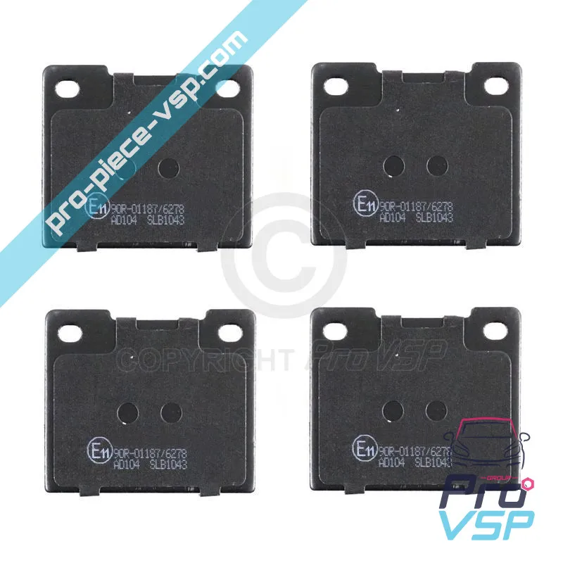 Front brake pads for JDM SIMPA x5