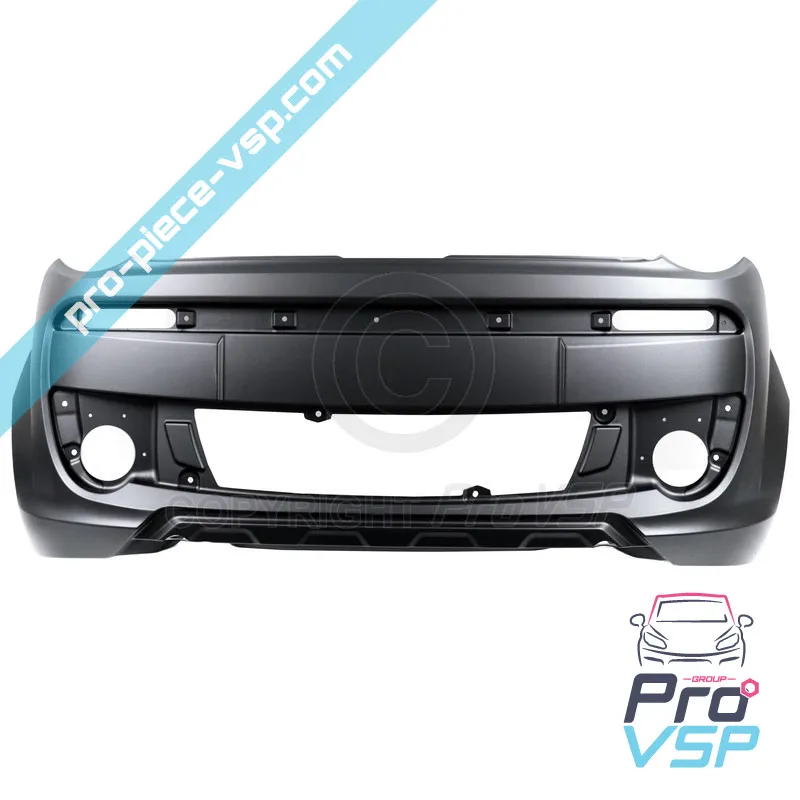 Grained black front bumper for Microcar Dué