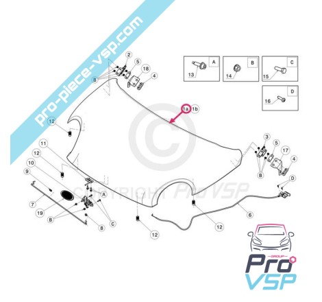 Capot pour microcar mgo3 nouvelle dué p85