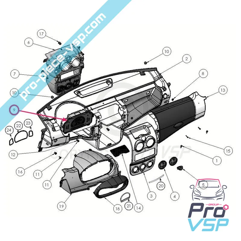 Contor pentru ligier ixo