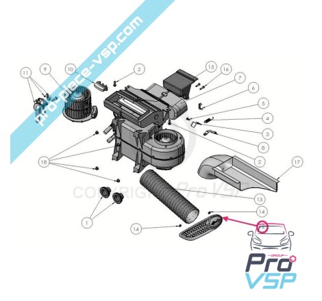 Prise d'air pour ligier xtoo r s rs optimax