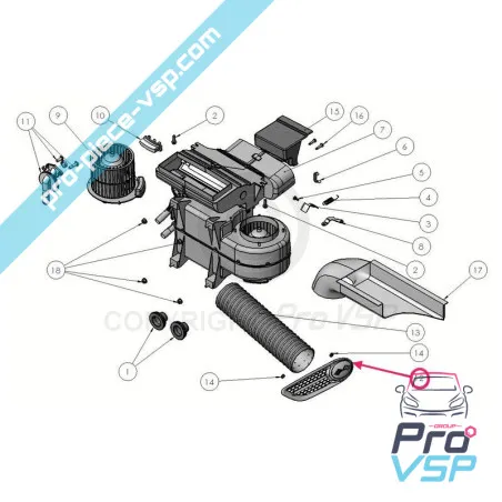 Prise d'air pour ligier xtoo r s rs optimax
