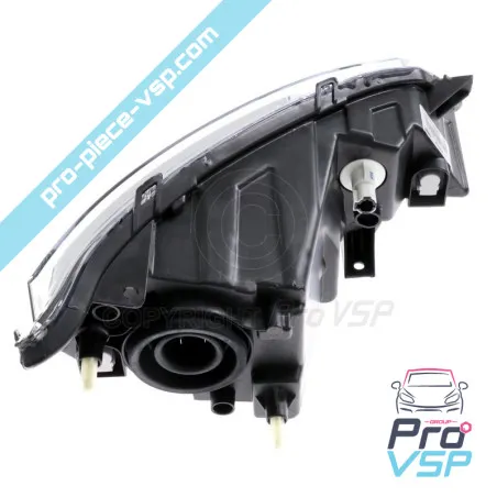 Vänster strålkastare (svart bakgrund) för Aixam Vision Sensation