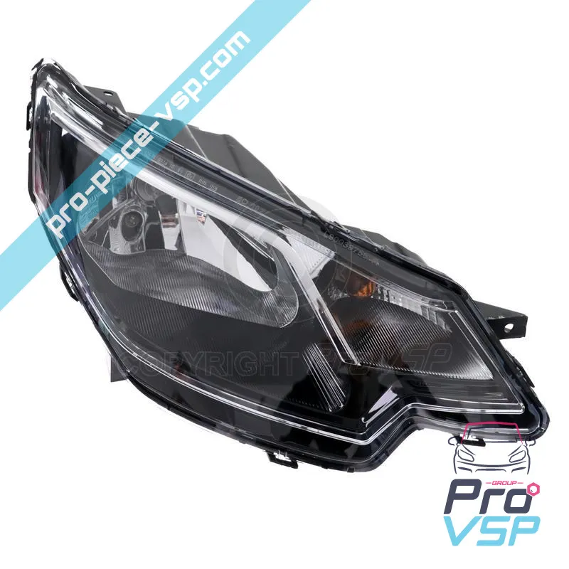 Dreptul farurilor (fundal negru) pentru Aixam Vision Sensation