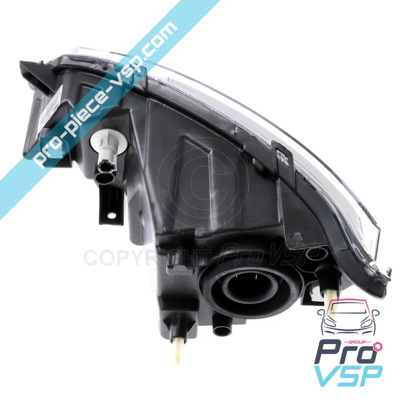 Phare droit ( fond noir ) pour Aixam Vision Sensation