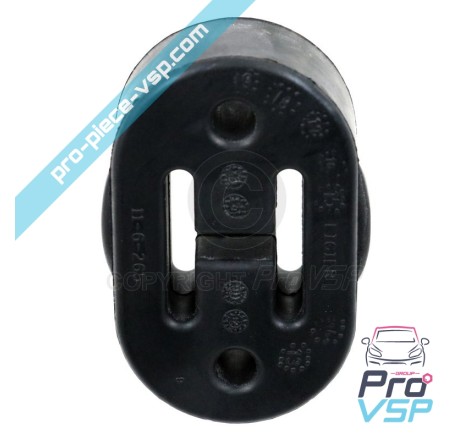 Silent exhaust block