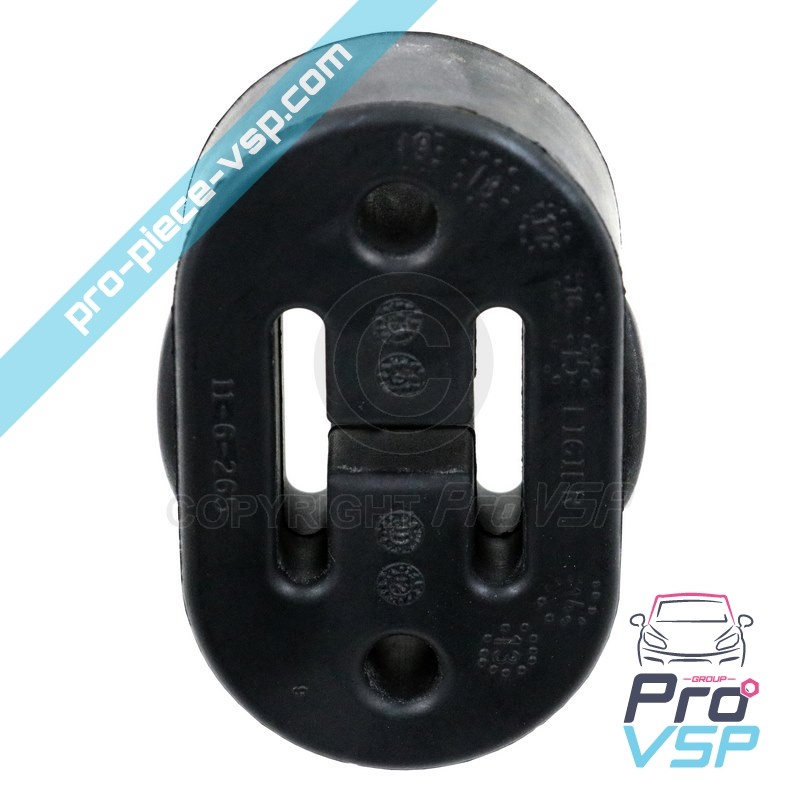 Silent exhaust block