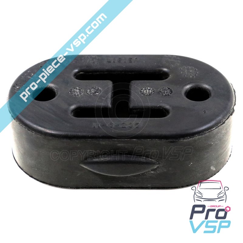 Silent exhaust block