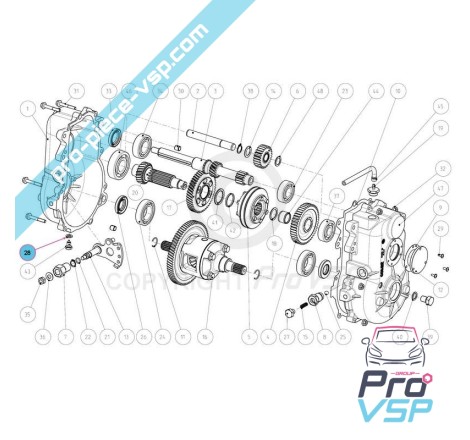 Gearbox drain and fill plug gasket