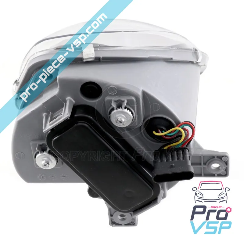 Left headlight (black background) for Chatenet