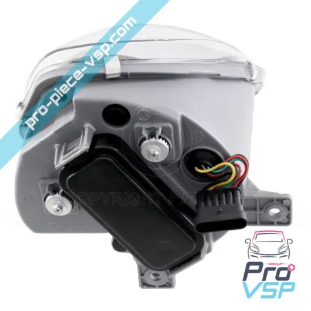 Left headlight (black background) for Chatenet