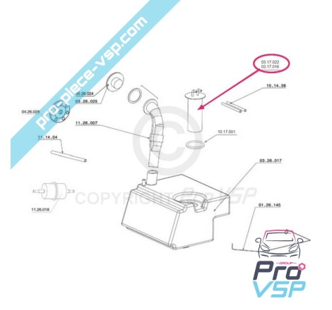 Jauge à carburant pour chatenet ch26 ch28 ch30 ch32 ch33 sporteevo