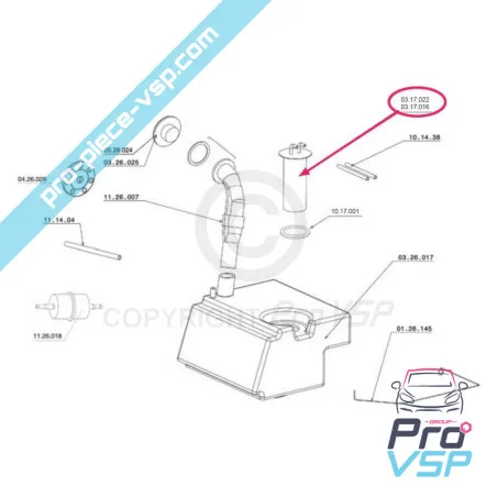 Calibro di carburante per chatenet ch26 ch28 ch30 ch32 ch33 sporteevo