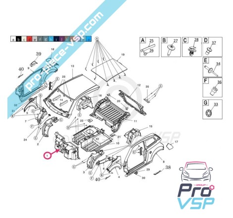 Tablier avant pour Ligier Microcar ( climatisation )