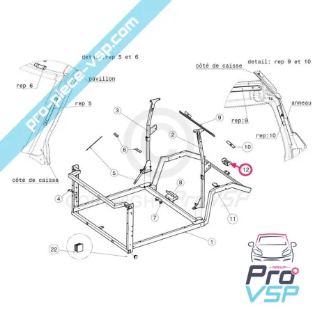 Hayon Guach pentru microcar ligier chatenet jdm