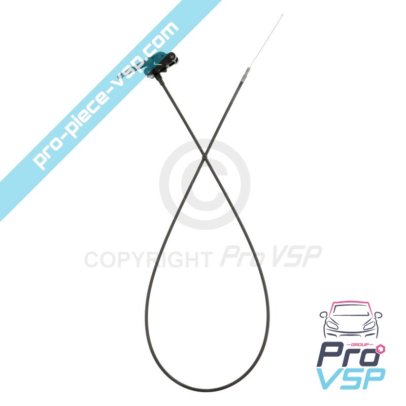 Opening zipper of hood or tailgate