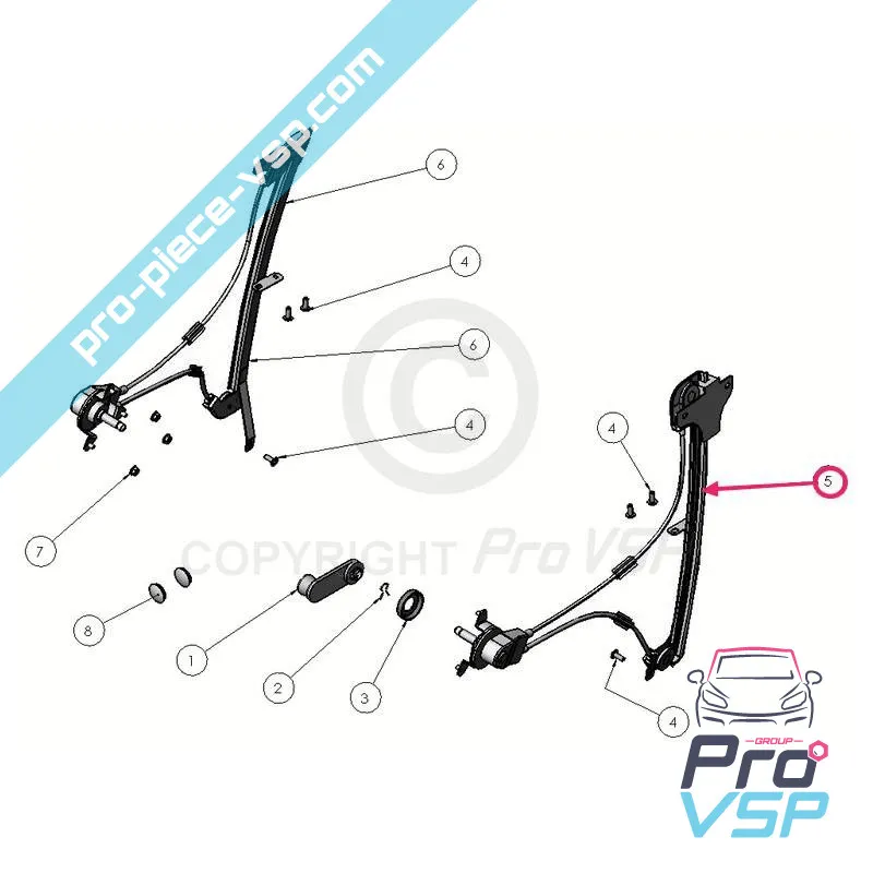 Sticlă Lift MANUAL PENTRU LIGIER ixo