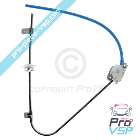 Right manual window lift for Aixam