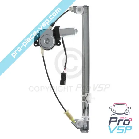 Left electric glass lift for Microcar Dué