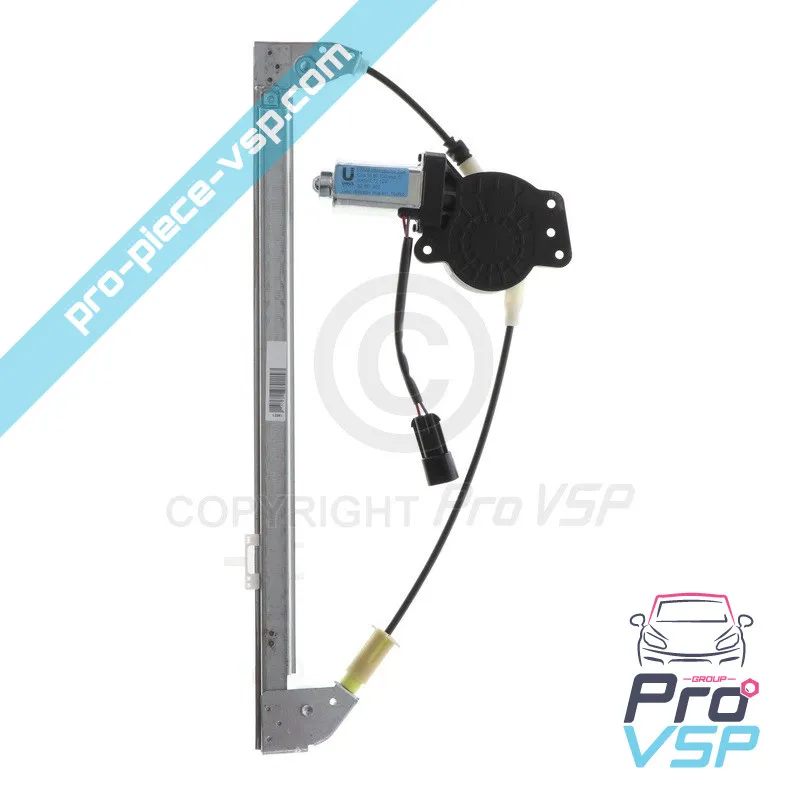 Left electric glass lift for Microcar Dué