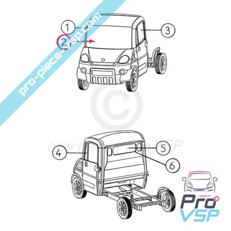 Windshield for Mega Phase 1 and 2