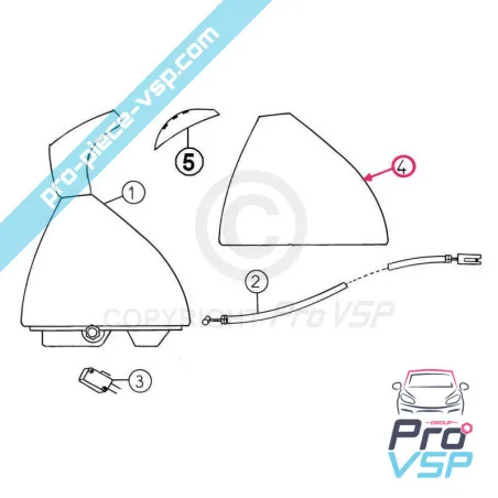 Växellåda bälg för Aixam Från 2004 till 2013