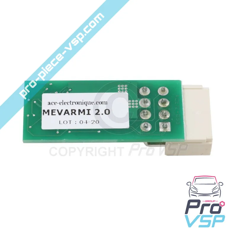 Rear windscreen wiper module for Microcar