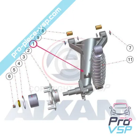 Rear triangle for MEGA truck