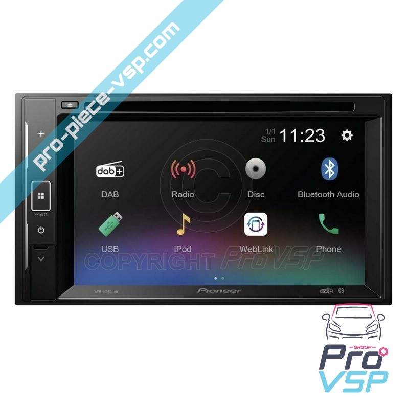 Multimedia car radio