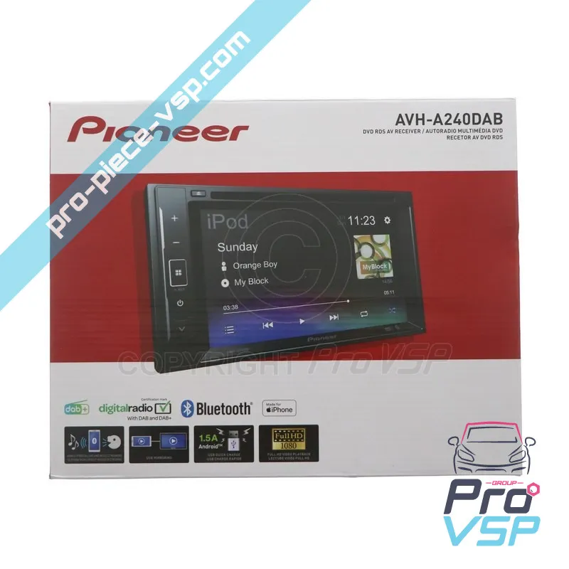 Multimedia car radio origin for Chatenet