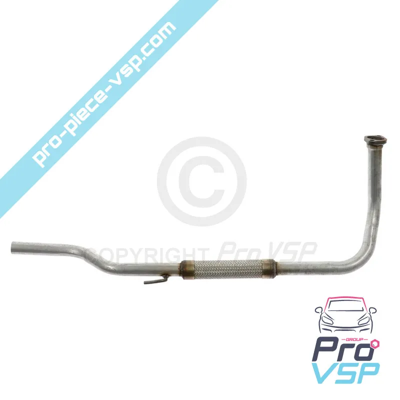 Abgaskrümmer mit flexibel für chatenet media