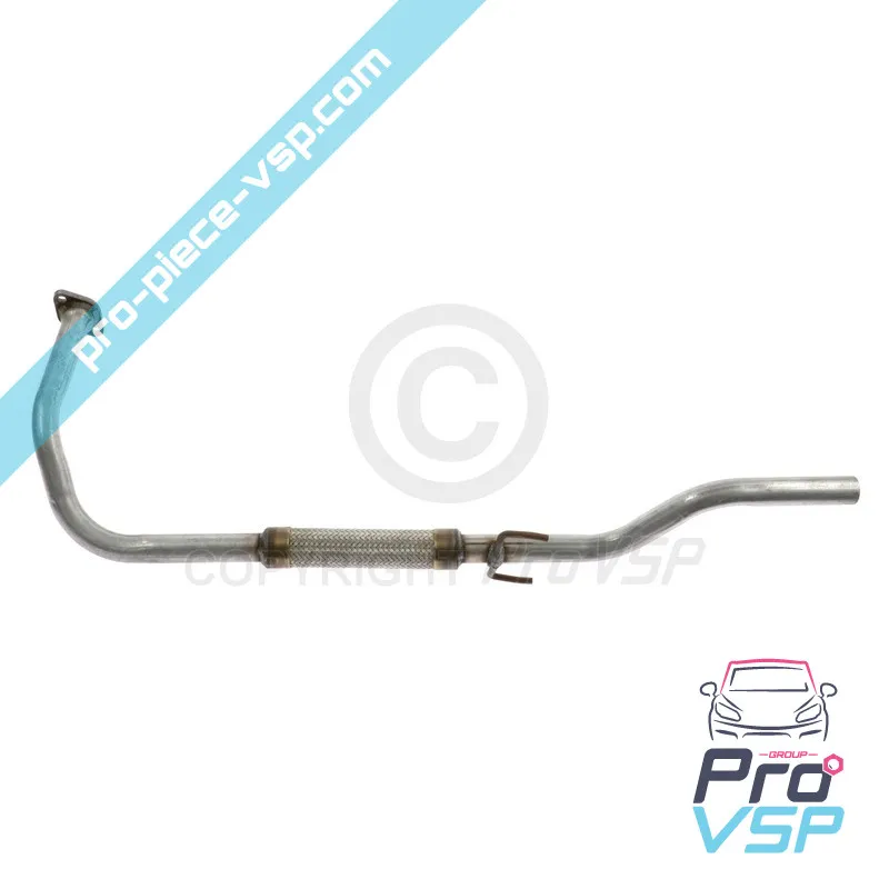 Exhaust manifold with flexible for chatenet media