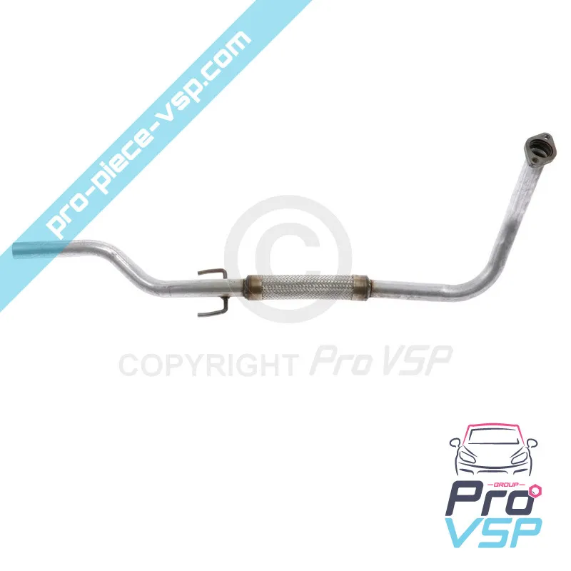 Exhaust manifold with flexible for chatenet media