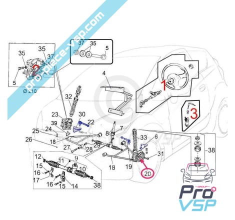 Full left hub holder