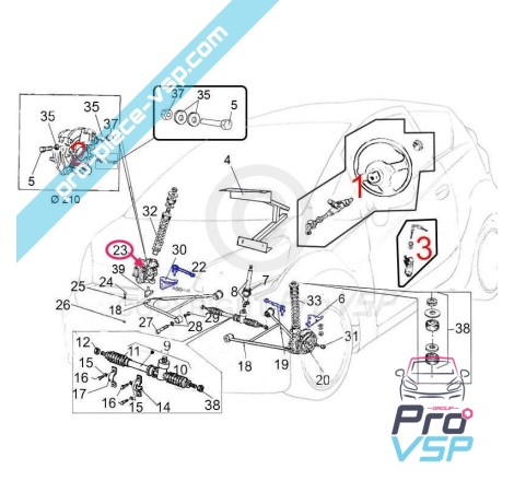 Full right hub holder